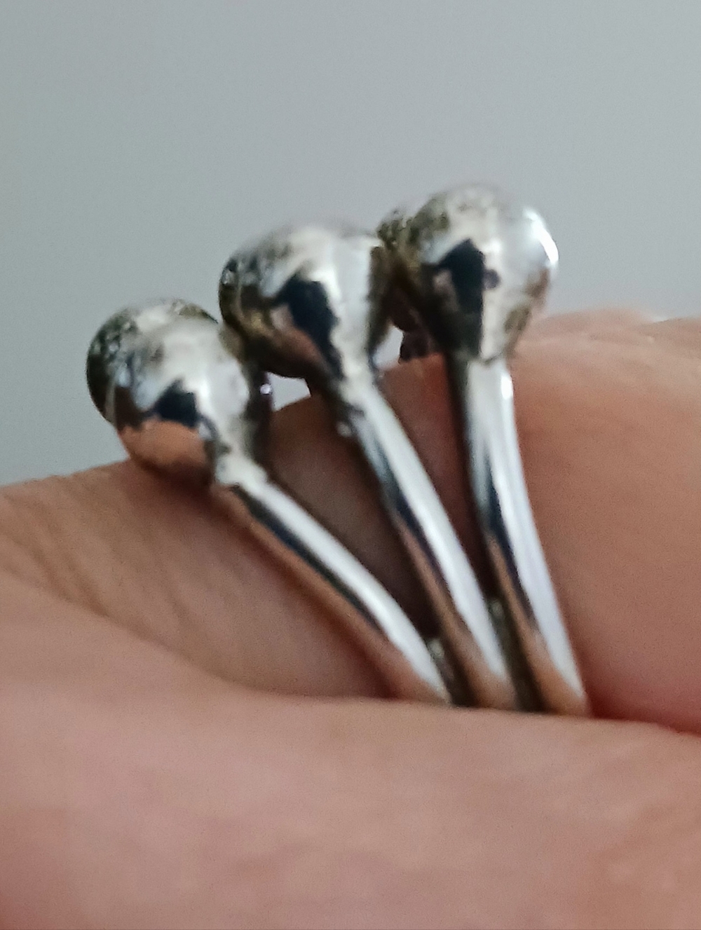 Sterling Ring, Vintage, Size 8.5 - Picture 3 of 7